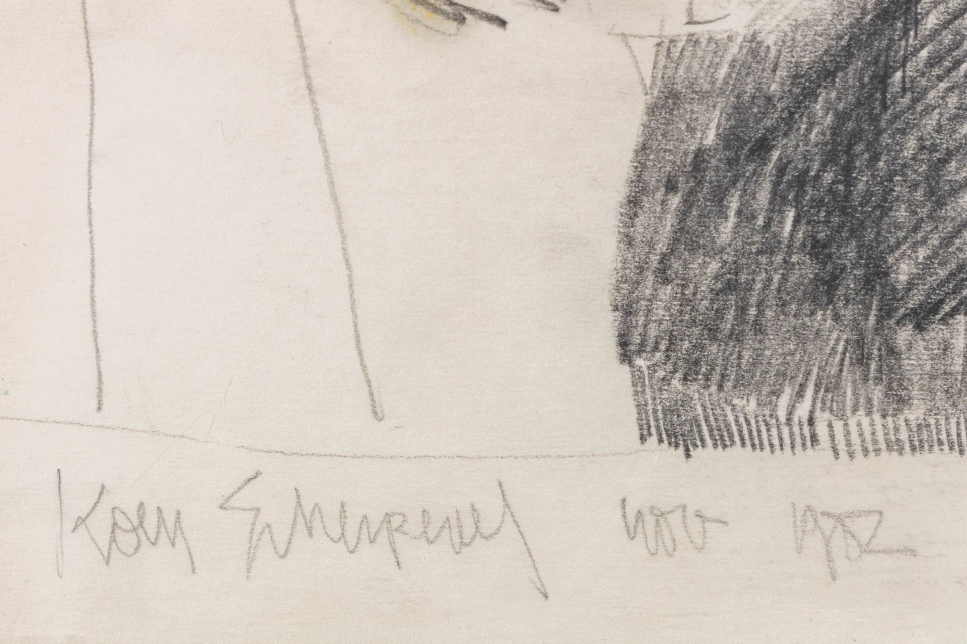 Koen SCHERPEREEL (1961-1997) 'Mijn Ogen Voor Jou', November 1982. Pencil on paper. (W:52 x H:70 cm) - Image 5 of 7