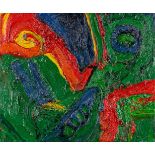 Bengt LINDSTRÖM (1925-2008) 'Comme Rage Skvaller' oil on canvas. (W:65 x H:54 cm)