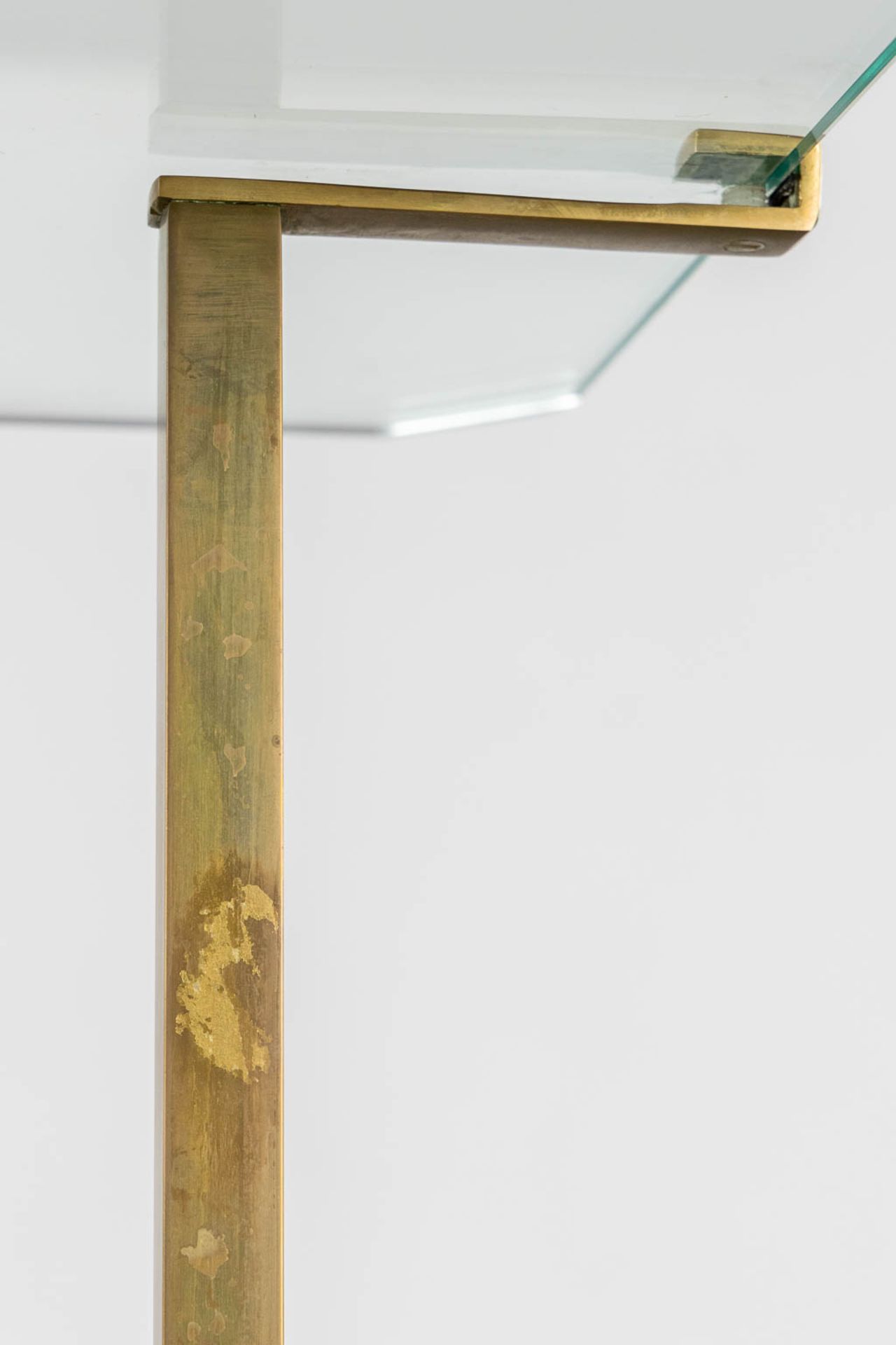 Peter GHYCZY (1940) 'Four Side Tables' bronze and glass. (L:41 x W:41 x H:93 cm) - Image 12 of 12