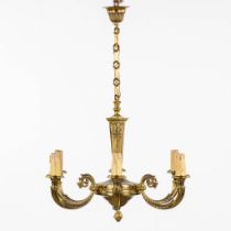 A Chandelier, bronze. (H:70 x D:60 cm)