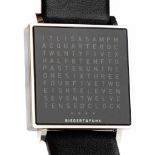 Biegert &amp; Funk 'Qlocktwo' a men's wristwatch. (W:3,5 x H:3,5 cm)