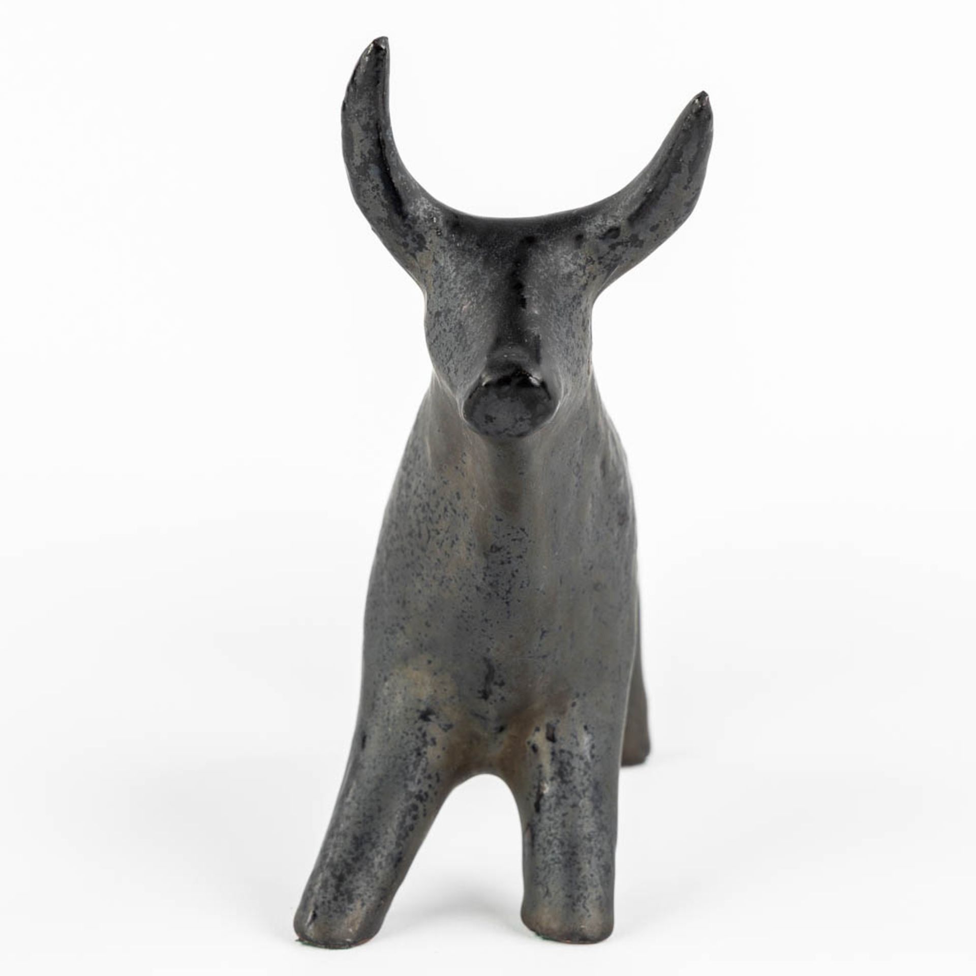 Rogier VANDEWEGHE (1923-2020) 'Bull' for Amphora. (L:7,5 x W:19 x H:18 cm) - Image 6 of 9