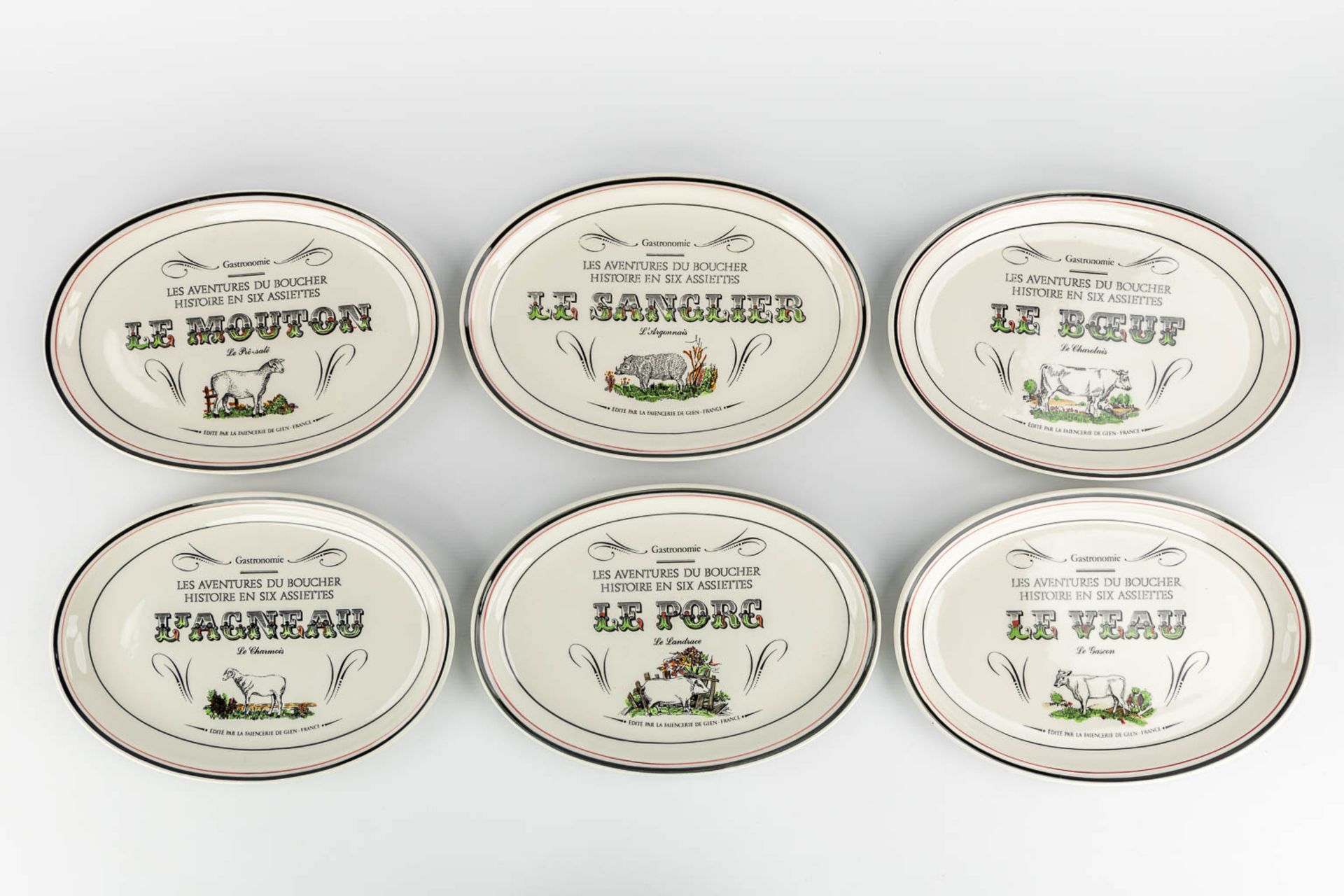 Gien, France, 'La Raclette' & 'Les Aventures Du Boucher'. (L:22 x W:31 cm) - Bild 10 aus 14