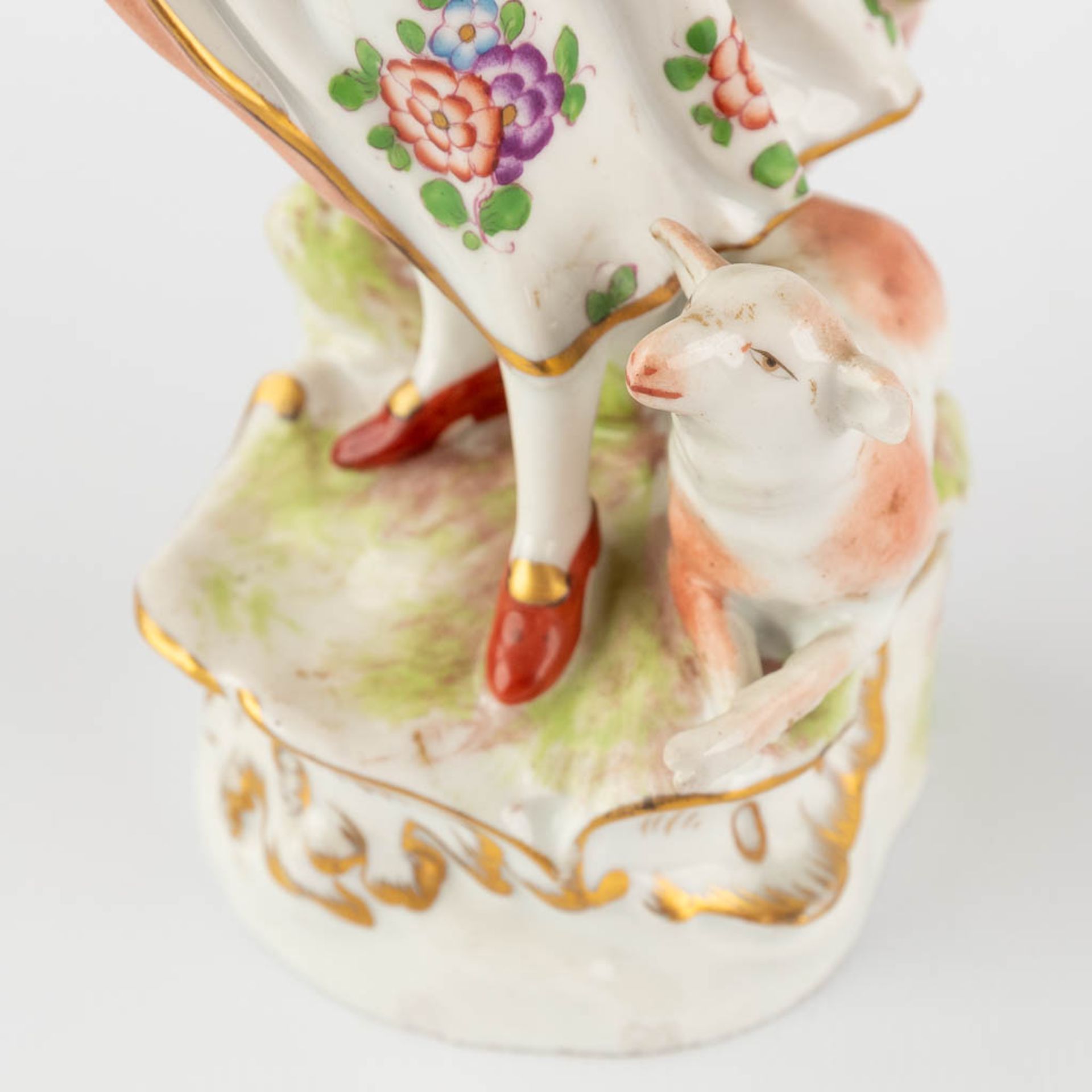 Six Polychrome porcelain figurines, Wilhemsfeld, Vienna, Haas &amp; Czjzek, Schlaggenwald. (W:22 x H - Image 12 of 34