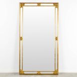 Deknudt, a mirror, gilt wood. (W:102 x H:185 cm)