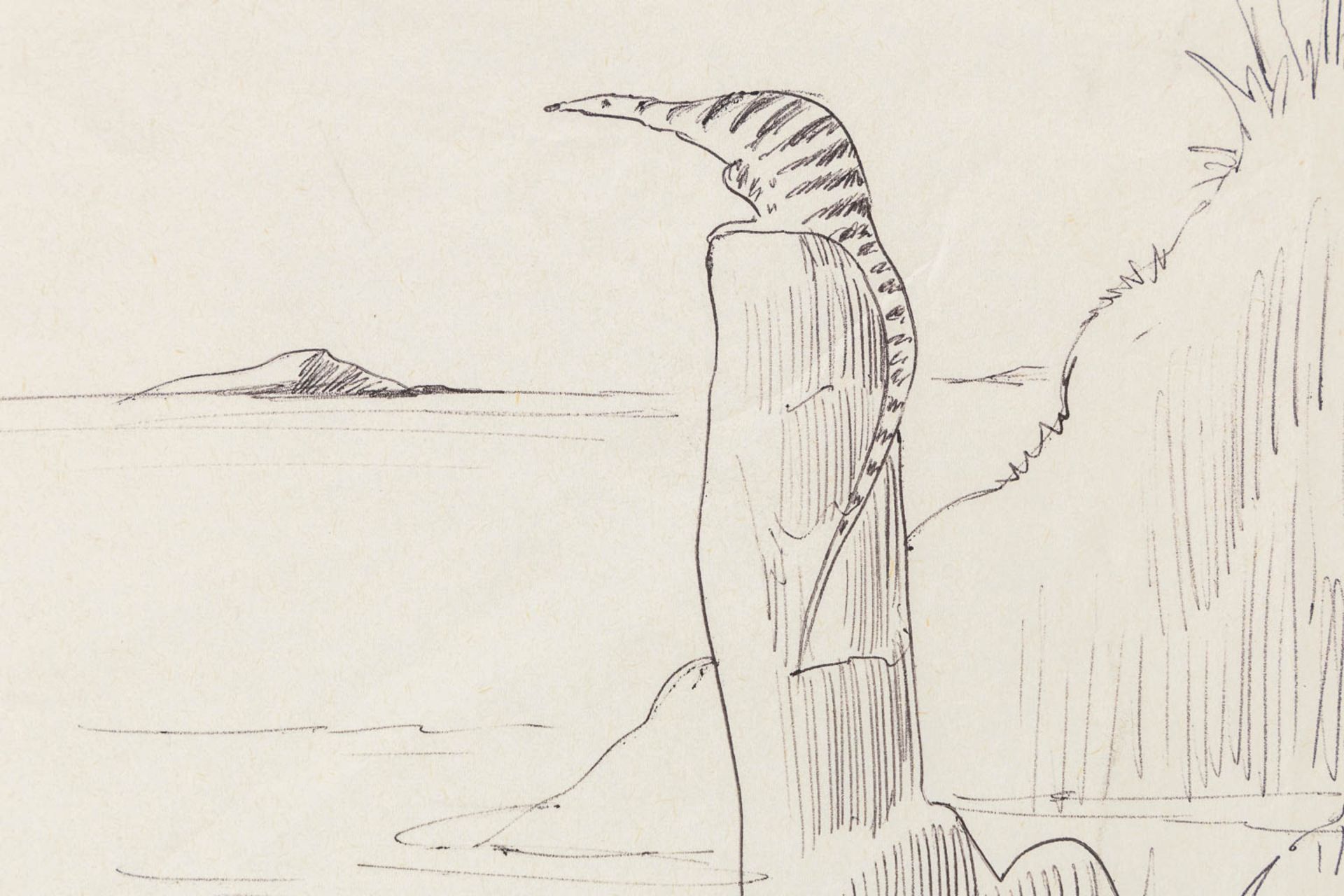 Jan BOSSCHAERT (1957) 'Two drawings' pen on paper. (W:21 x H:29,5 cm) - Bild 5 aus 9
