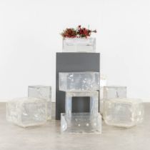 Gigi RIGAMONTI (1949) 'Ice Plastic Sculptures' for Sturm Und Plastic. (L:40 x W:40 x H:44 cm)