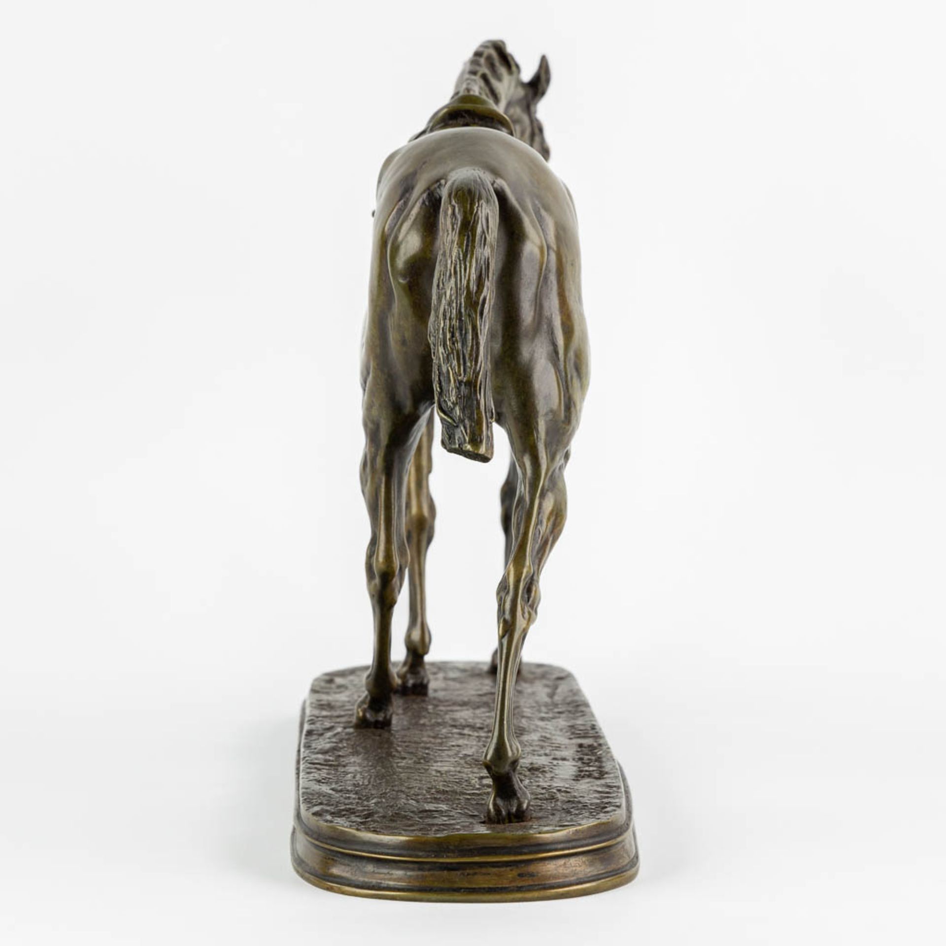 Pierre-Jules MÈNE (1810-1879)(Attr.) 'Horse' patinated bronze. (L:13 x W:43 x H:28 cm) - Image 6 of 10