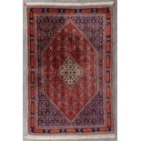An Oriental hand-made carpet, Bidjar. (L:180 x W:112 cm)