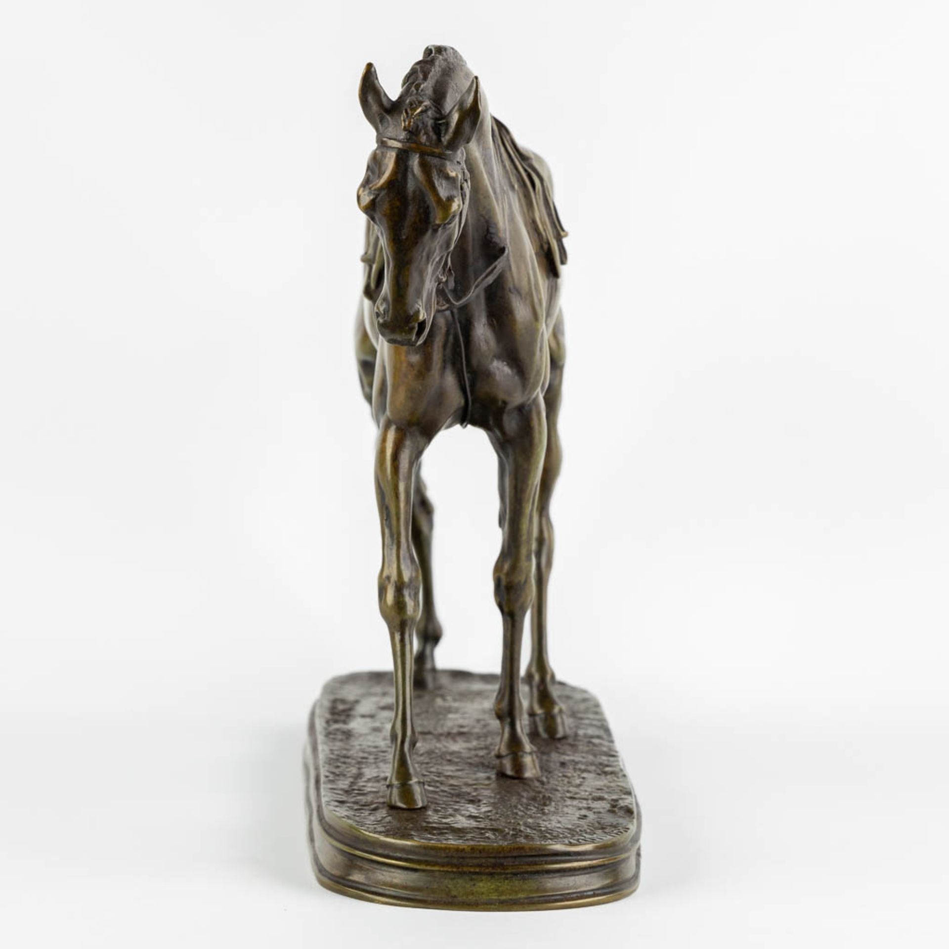 Pierre-Jules MÈNE (1810-1879)(Attr.) 'Horse' patinated bronze. (L:13 x W:43 x H:28 cm) - Image 4 of 10