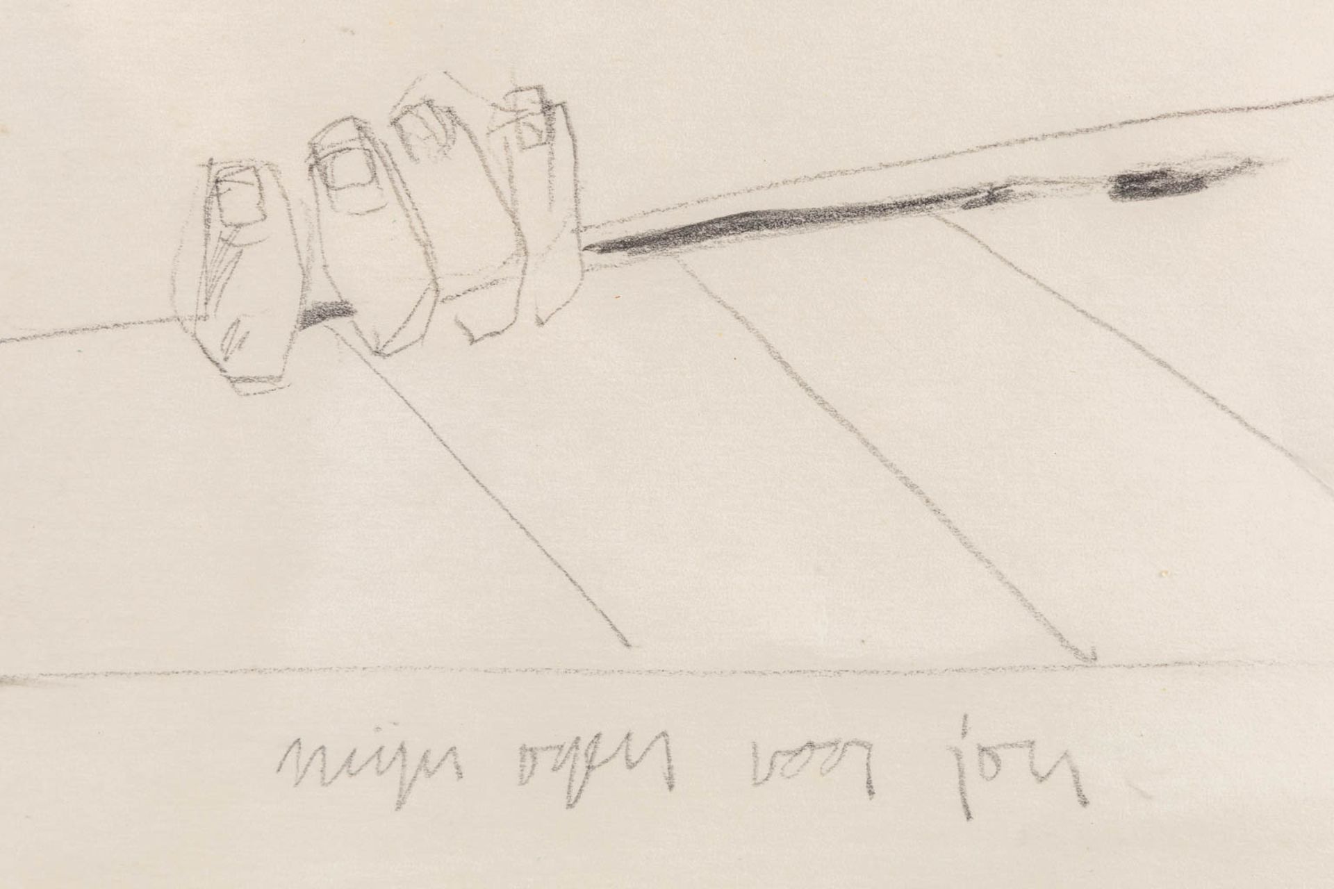 Koen SCHERPEREEL (1961-1997) 'Mijn Ogen Voor Jou', November 1982. Pencil on paper. (W:52 x H:70 cm) - Image 6 of 7