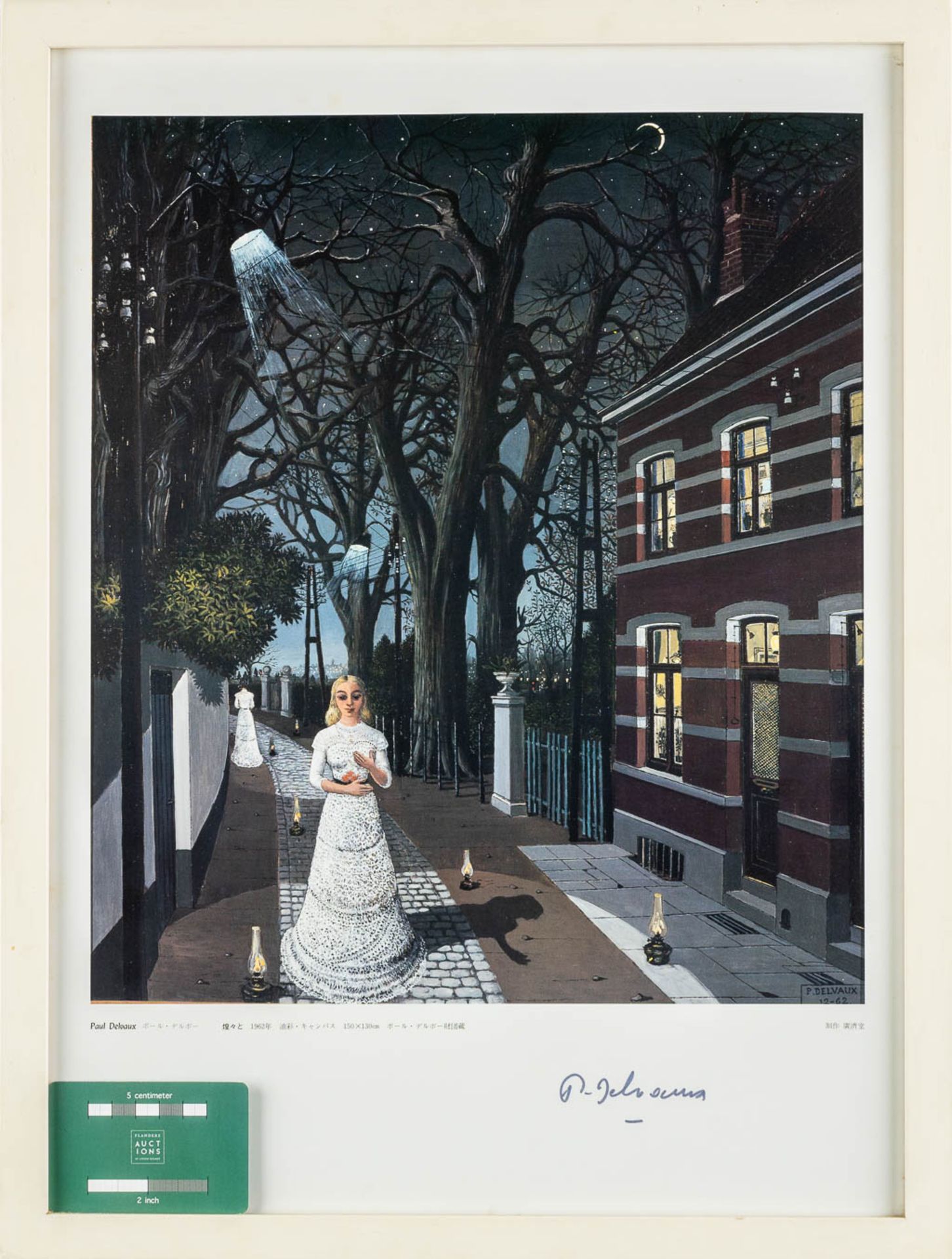 Paul DELVAUX (1897-1994) 'a signed print'. (W:36 x H:49 cm) - Bild 2 aus 8