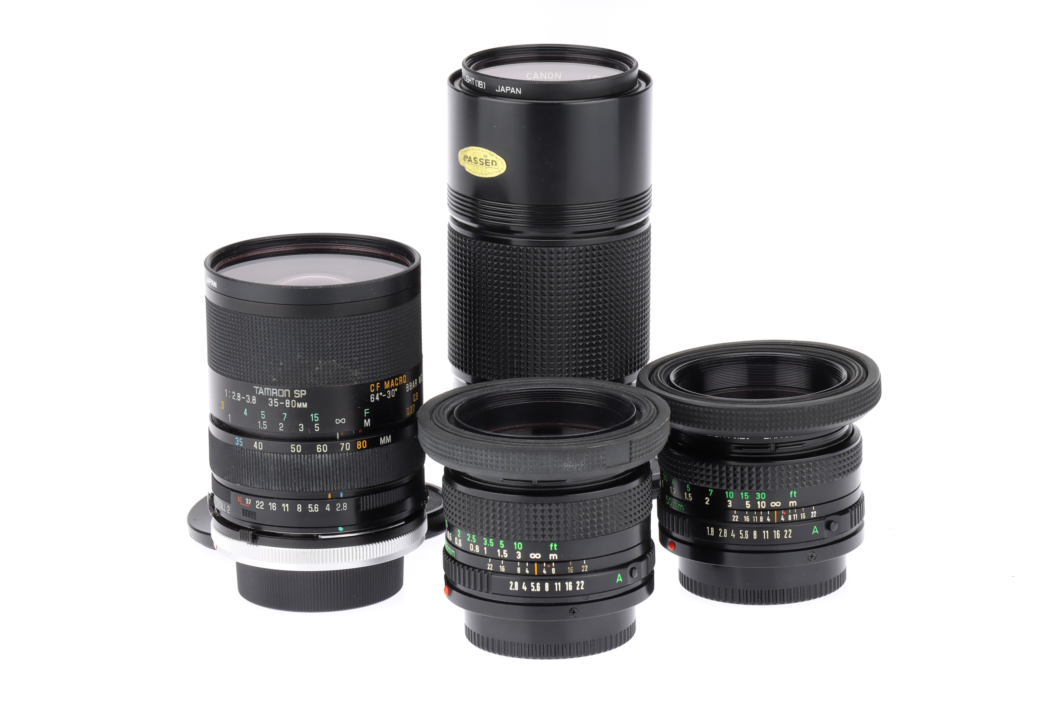 Four Canon FD Mount Camera Lenses, - Image 2 of 2