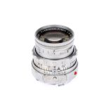 A Leitz Summicron f/2 50mm Duarl Range Lens,