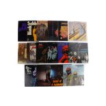 A Selection of Vinyl Record Albums,