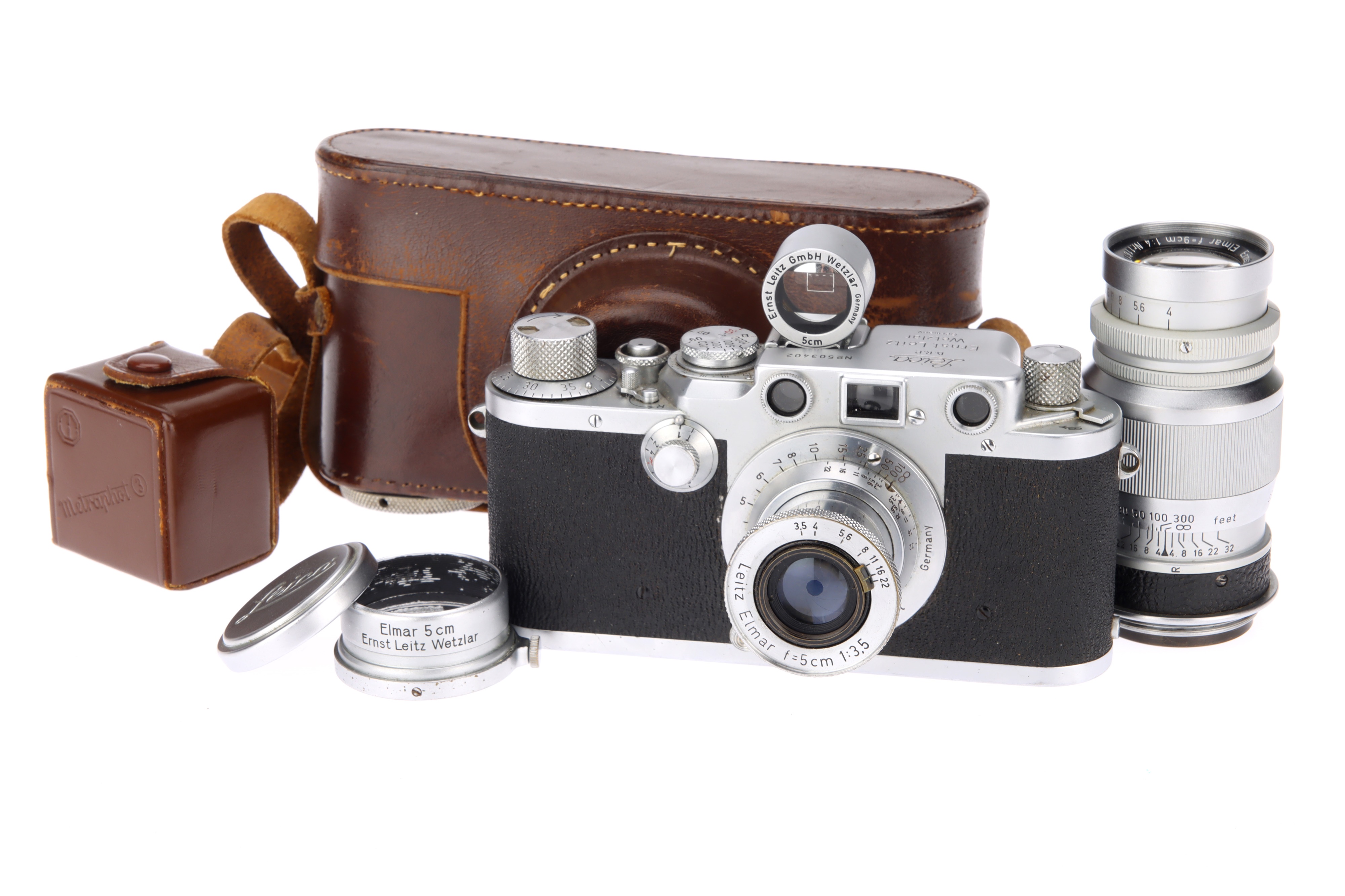 A Leica IIIf 'Sharkskin' Rangefinder Camera,