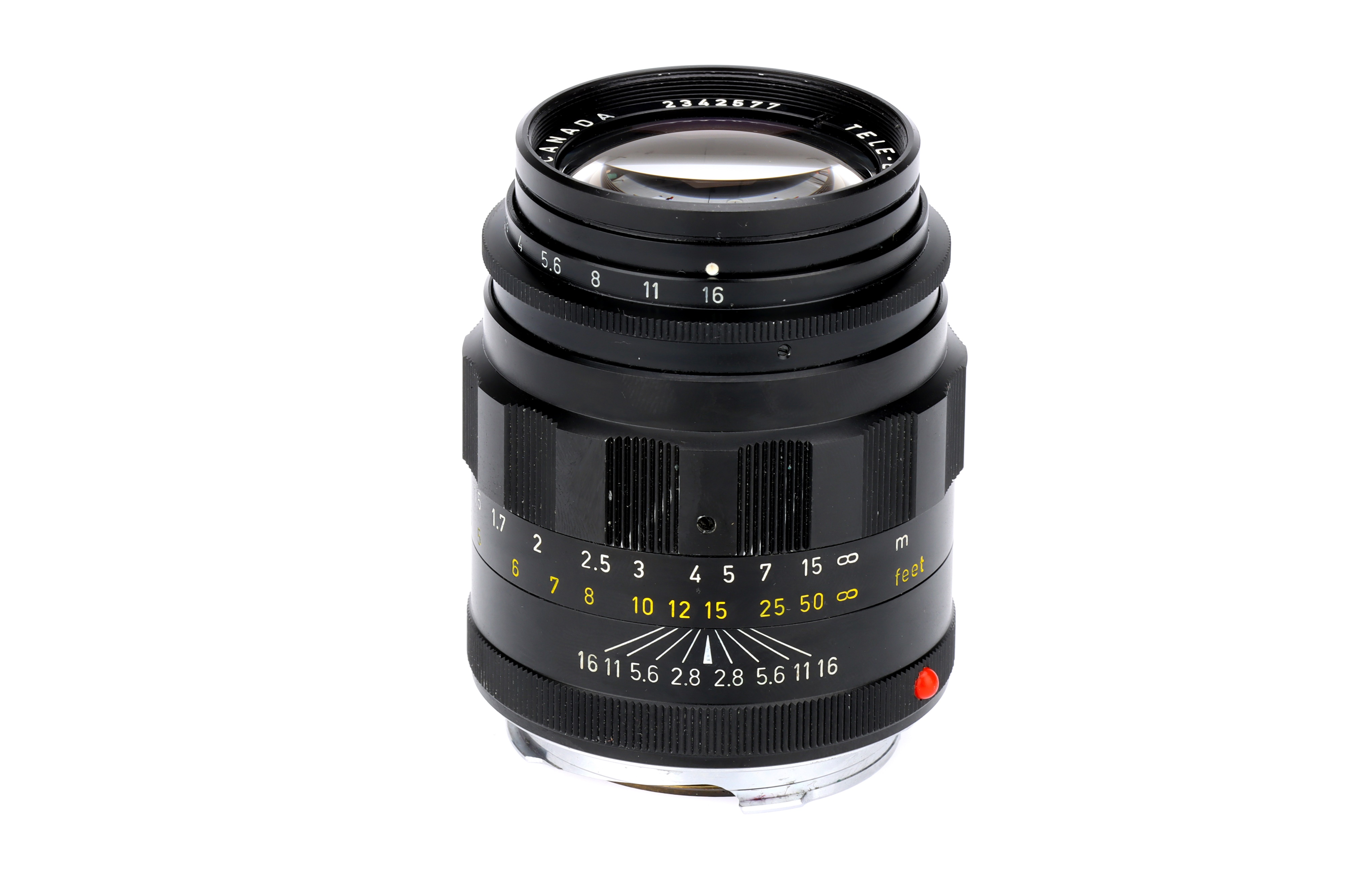 A Leitz Tele-Elmarit f/2.8 90mm Lens,
