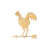 A Large Cock Weathervane,