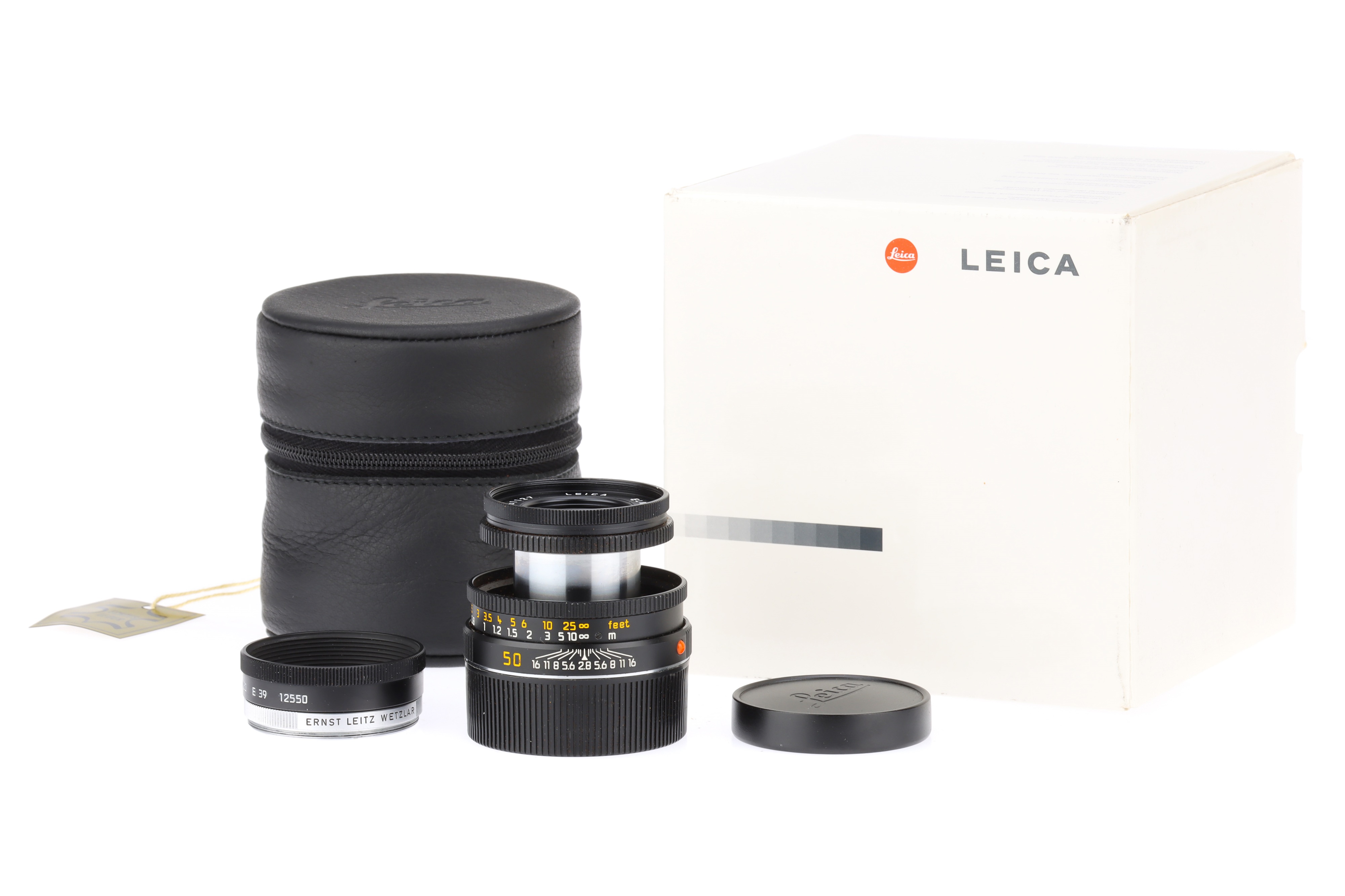 A Leitz Leica Elmar-M f/2.8 50mm Camera Lens,