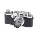 A Leica IIIa Rangefinder Camera,