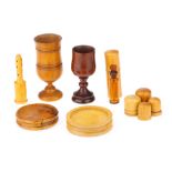 Wooden Apothecary Items,