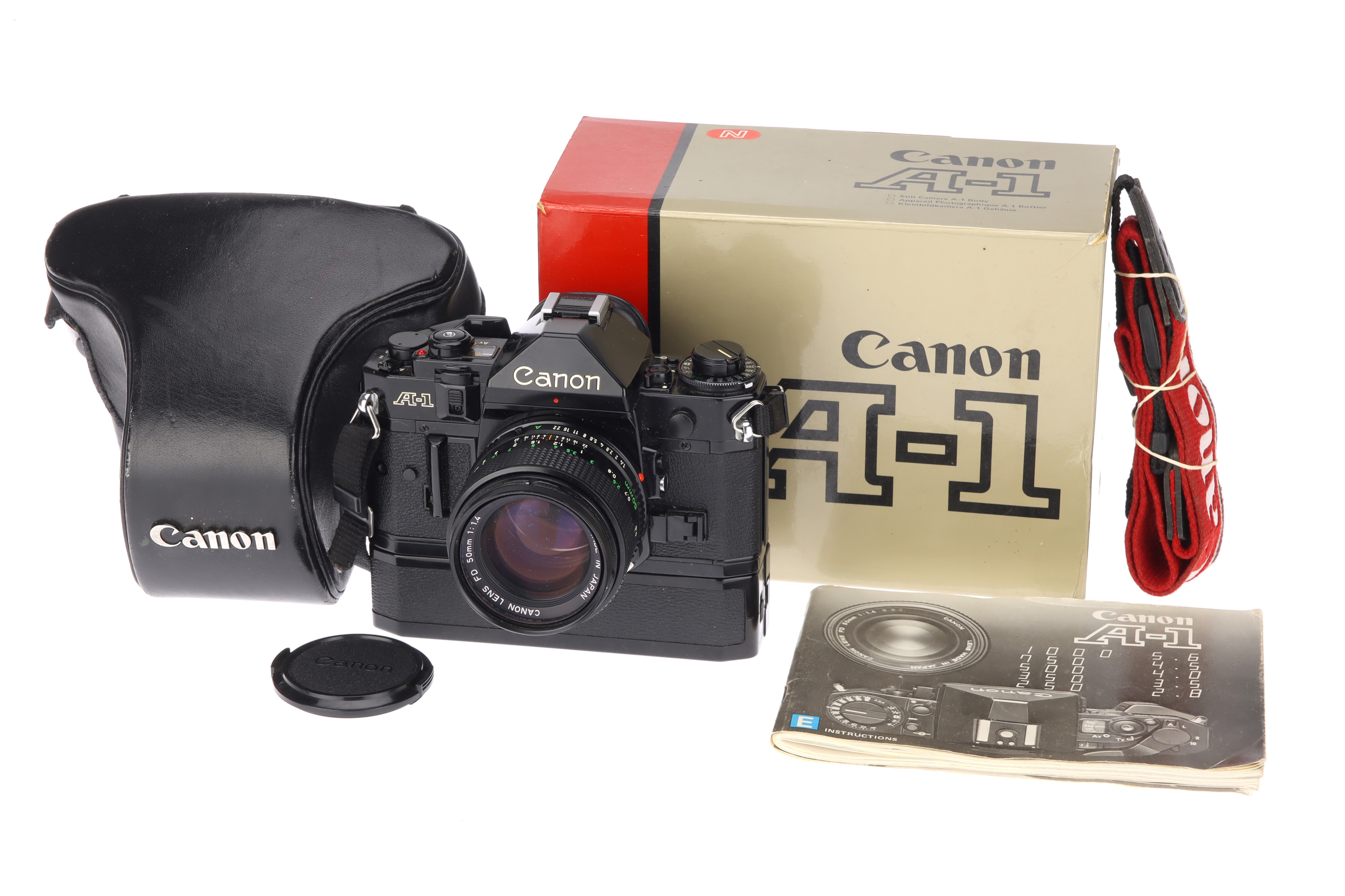 A Canon A-1 35mm SLR Camera,