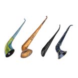 Four Tinplate Ear Trumpets,