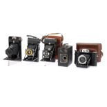 A Selection of Folding Roll Film Cameras
