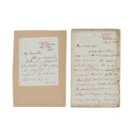 Medicine - Partridge, Richard, letter concerning Giuseppe Garibaldi's Leg,