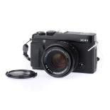 A Fujifilm X-E1 APS-C Mirrorless Digital Camera
