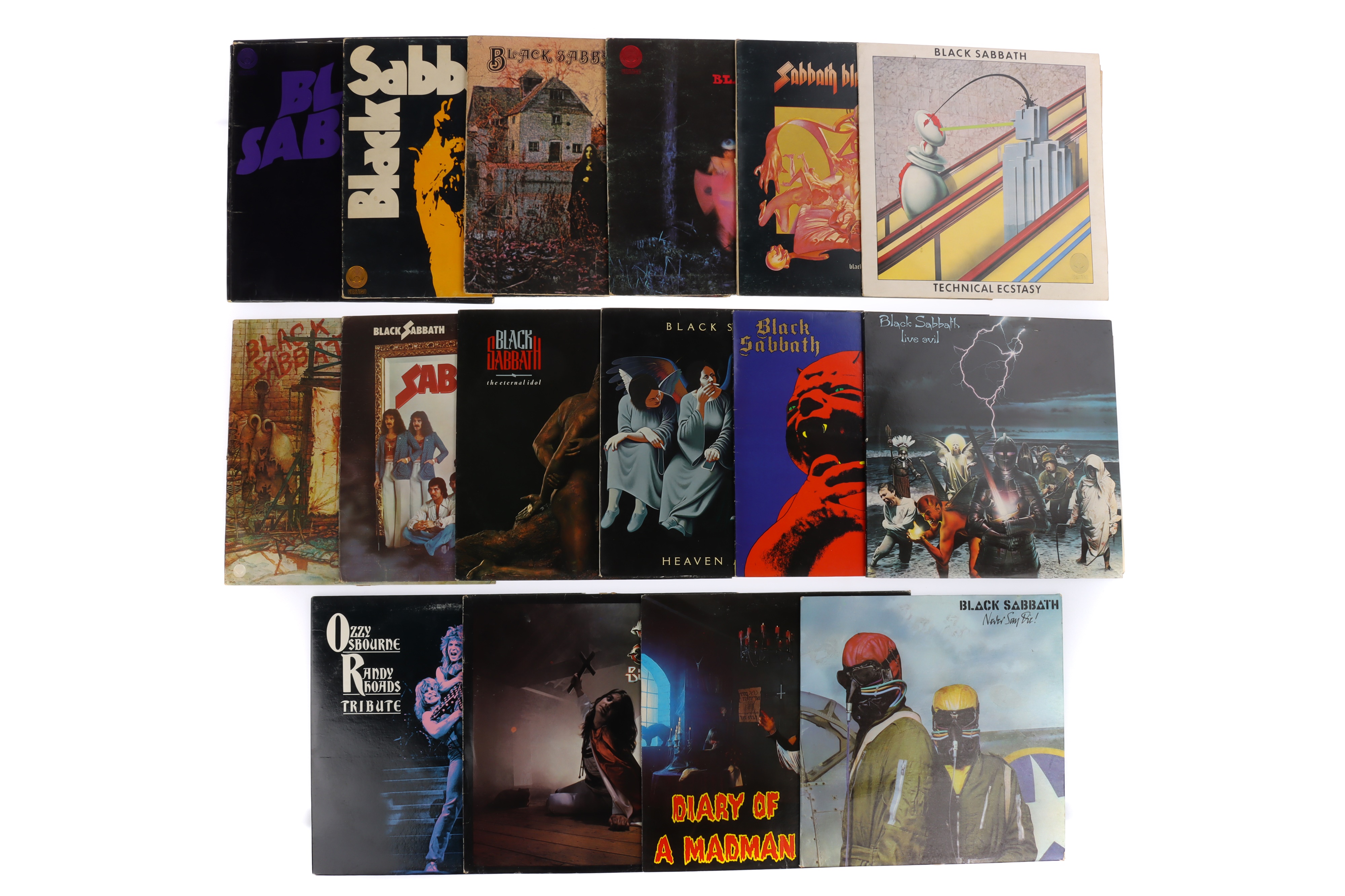 A Selection of Vinyl Record Albums,