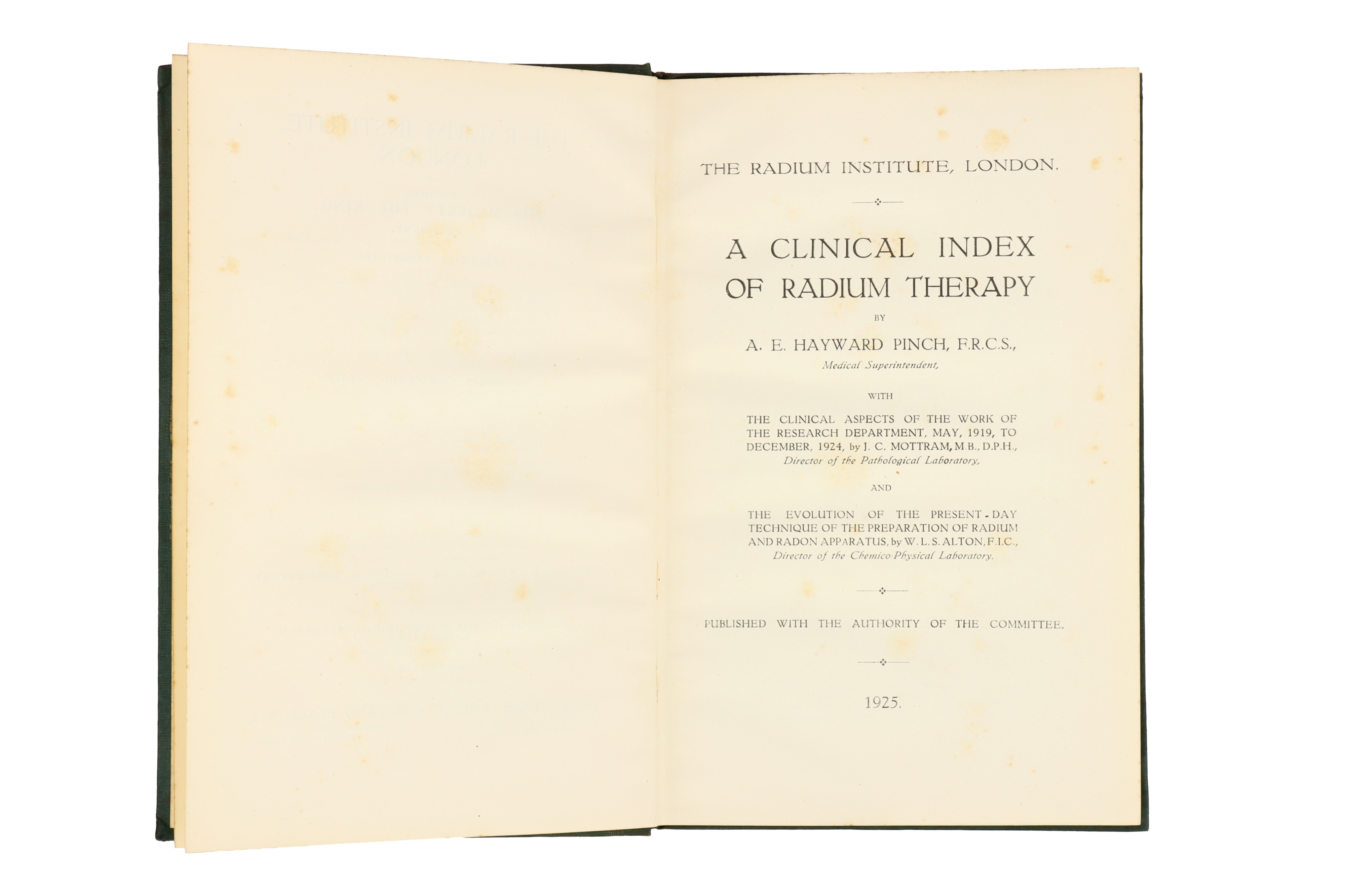 Medicine - Radium Therapy, Hayward Pinch, - Image 5 of 23