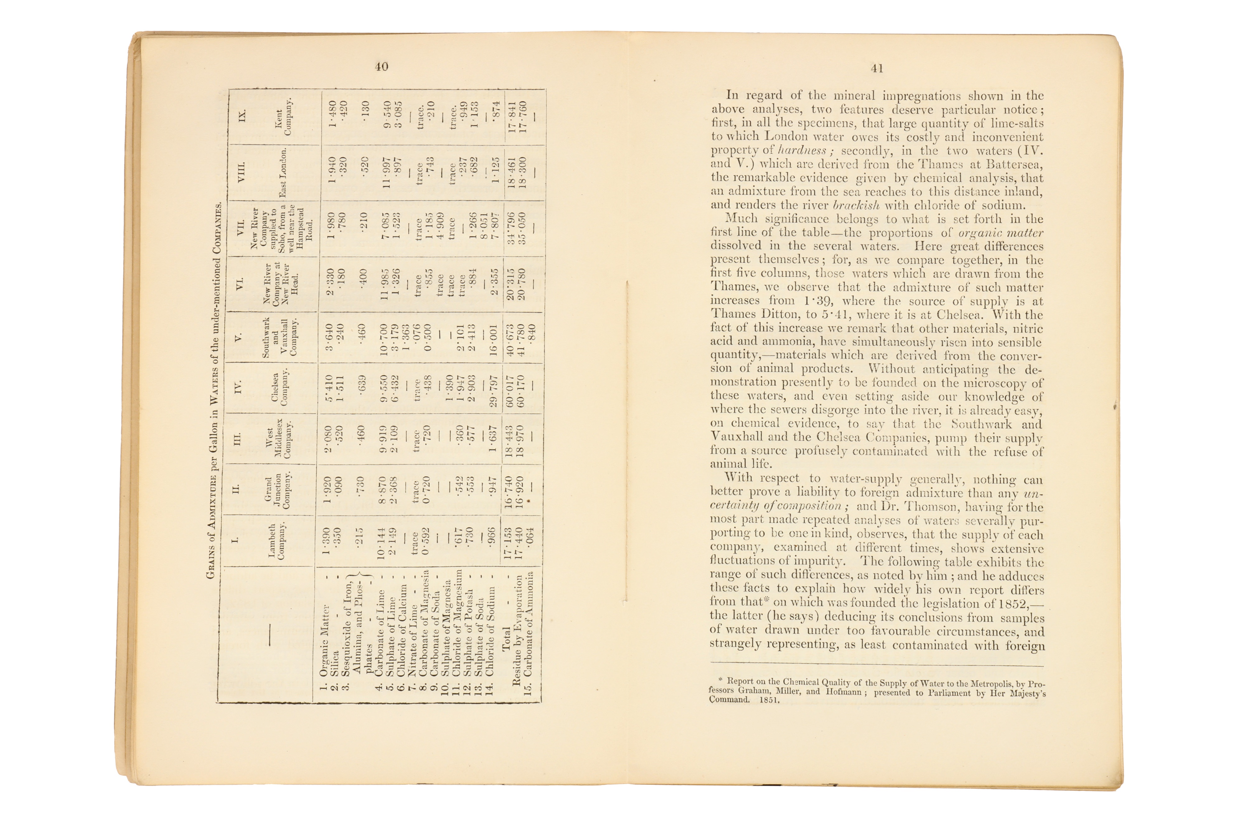 Medicine - Report, The Cholera Epidemic of 1854, - Image 8 of 11