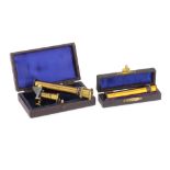 Two Brass Pocket Spectroscopes