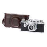 A Leica IIIf Delay 35mm Rangefinder Camera,