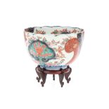 A Qing Dynasty Polychrome Porcelain Bowl,
