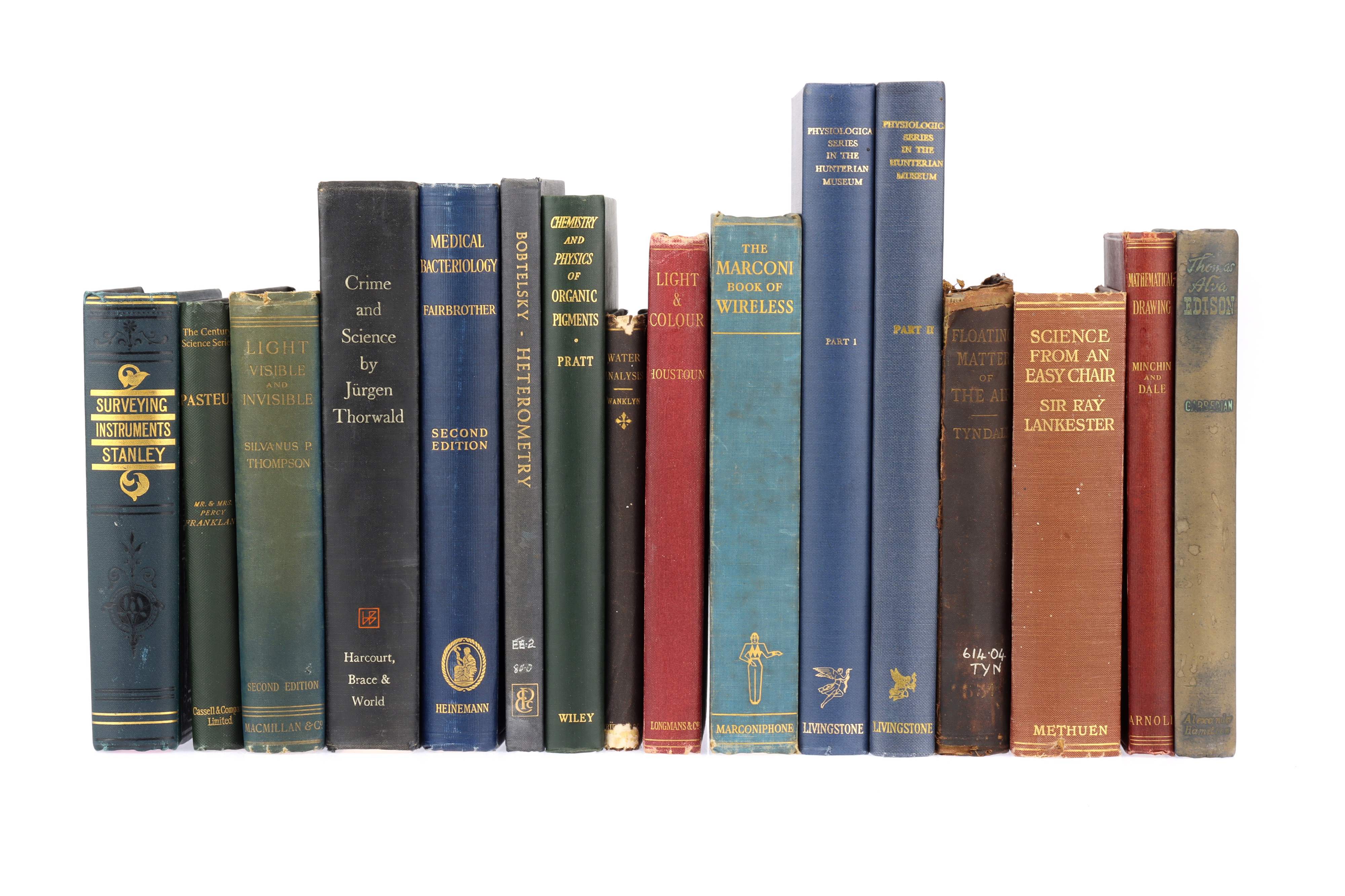 Collection of Various Period Science Books,