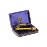 A Lacquered Brass Pocket Spectroscope,