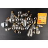 Large Collection of Early Light Bulbs,