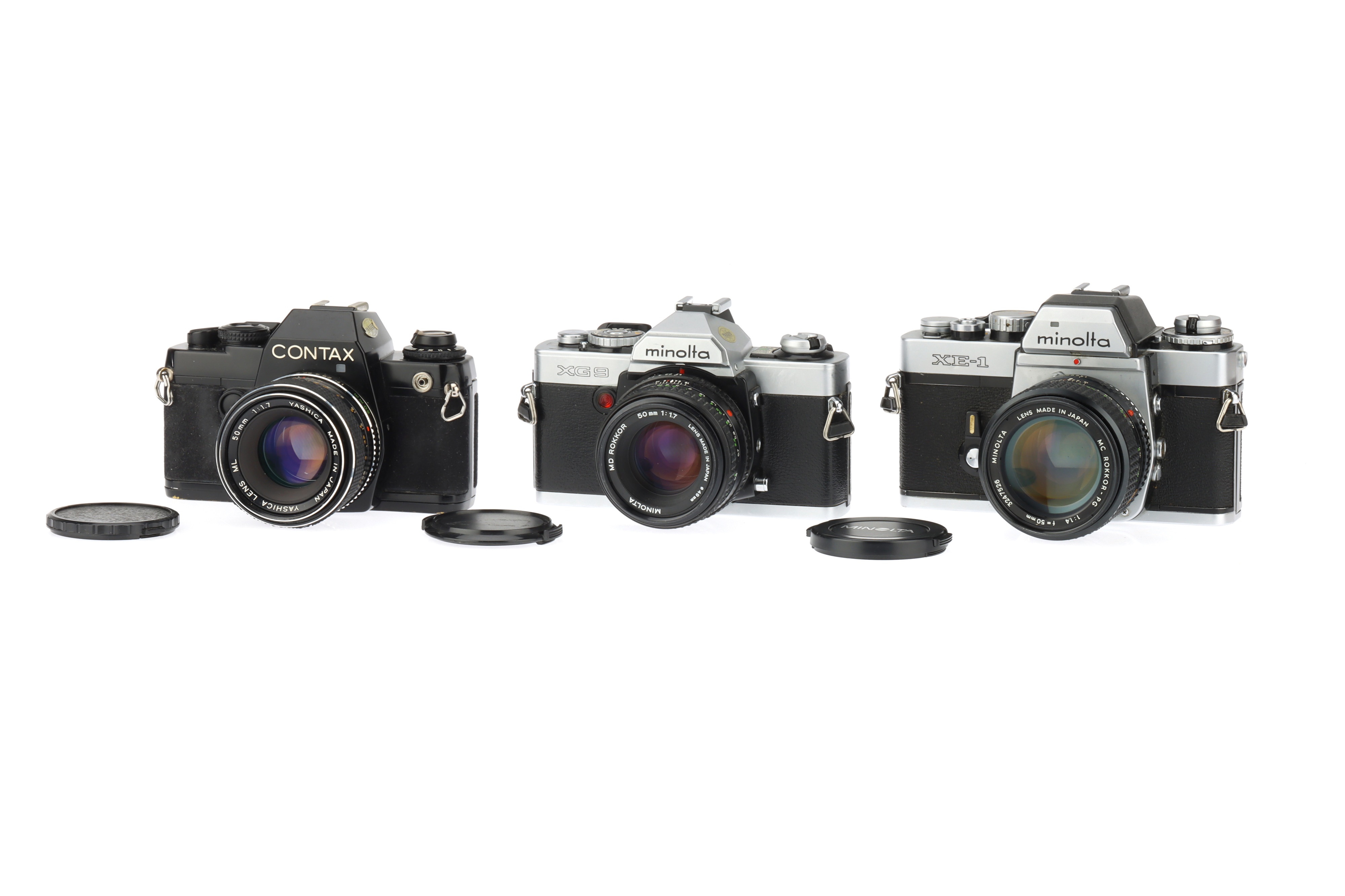 A Selection of Three SLR 35mm Cameras