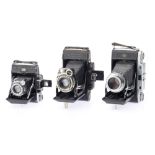 Three Zeiss Ikon Rangefinder Cameras