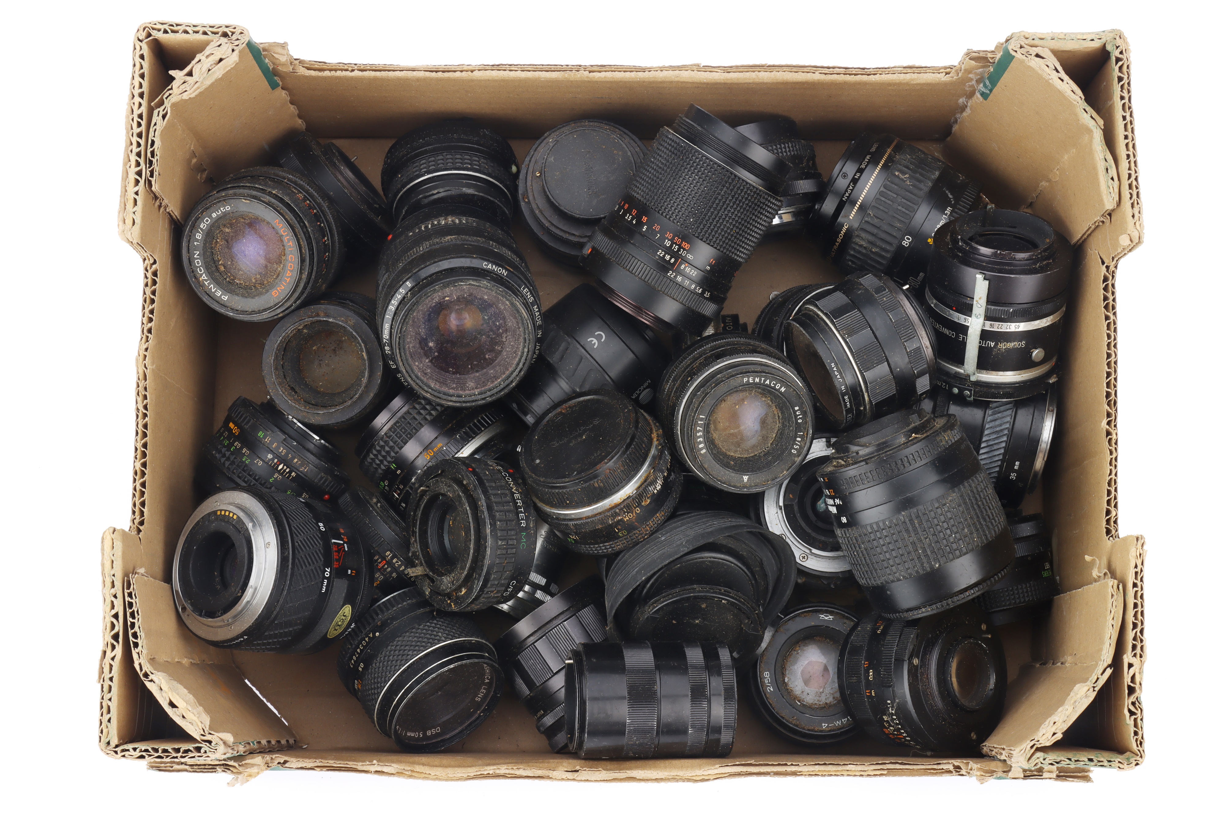 A Mixed Selection of Zoom & Prime Camera Lenses,