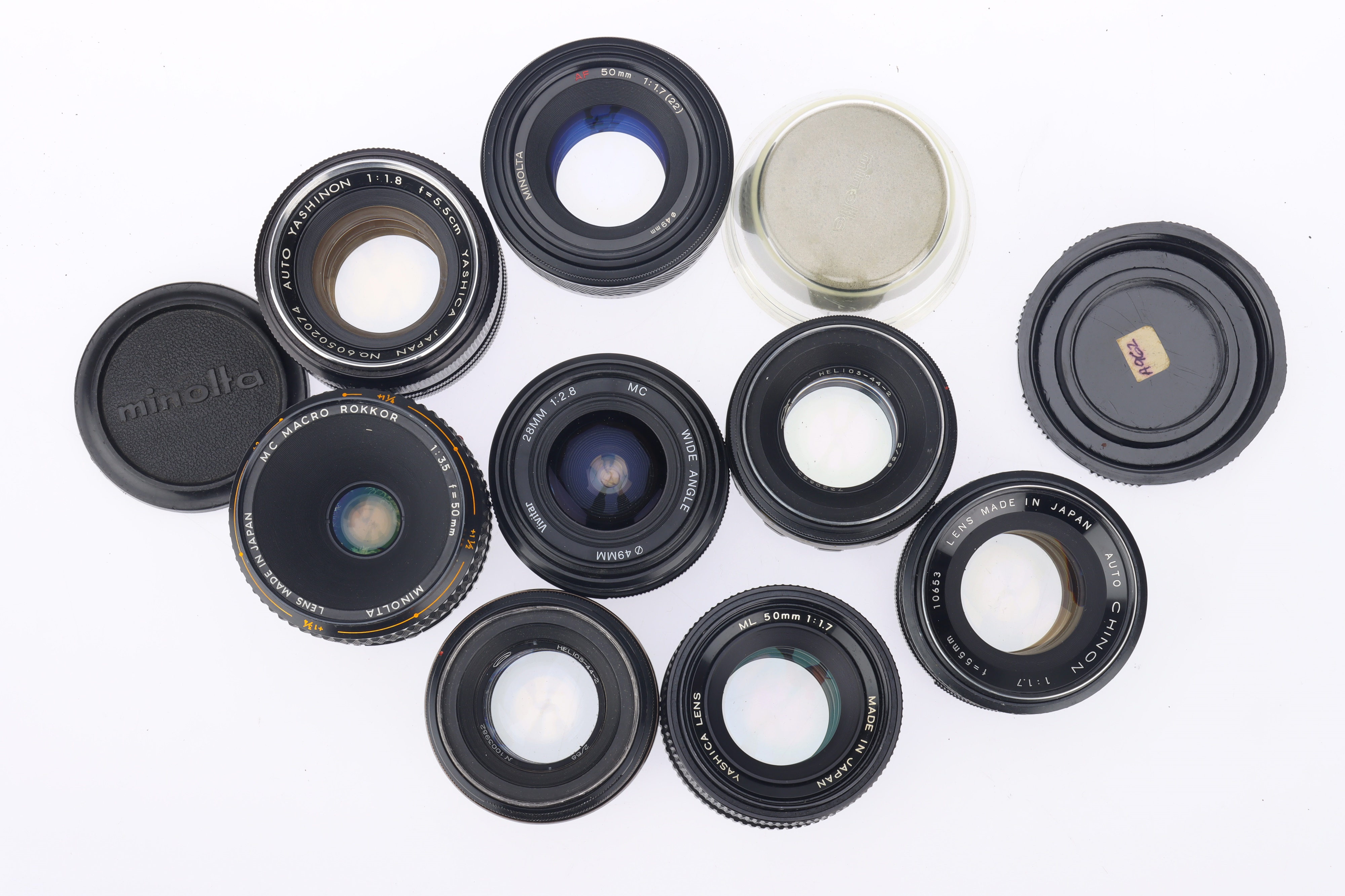 A Mixed Selection of Camera Prime Lenses, - Image 2 of 3