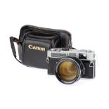 A Canon Model 7 Rangefinder Camera,