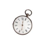 An Antique Silver Pocket Watch by Barraud,