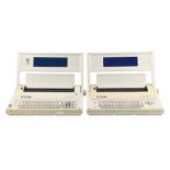 Two Smith Corona PWP 3000 Personal Word Processors,