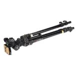 A Manfrotto 055CB & 410 Geared Head Tripod Outfit,