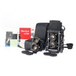 A Mamiya C330 Medium Format TLR Camera,