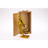 Brass Microscope By R & J Beck,