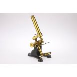 An Unusual Microscope By Field & Son,